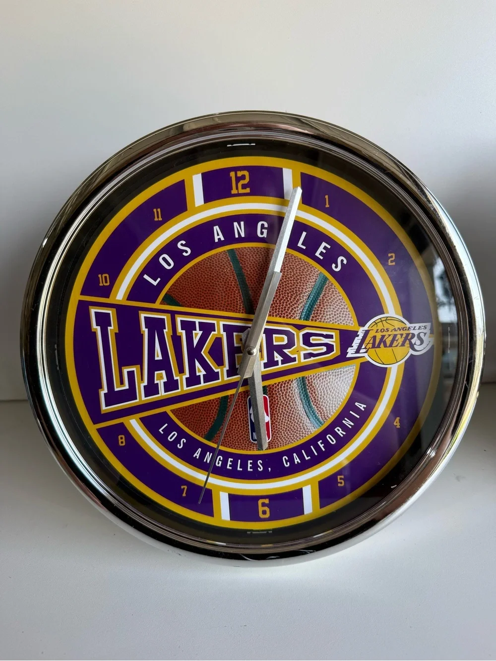 🏀 NBA Lakers Wall Clock - Official Team Design